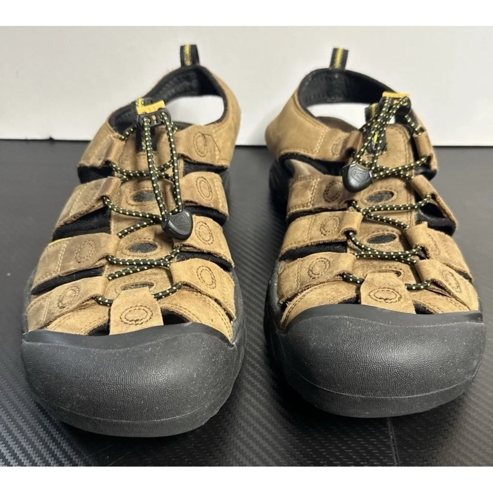 Keen Sandals Bison Leather Waterproof Hiking Fisherman Men's 13